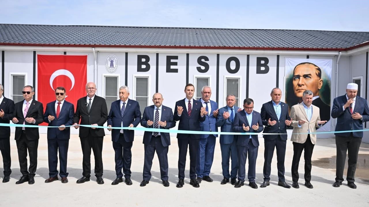 Ahmet Akın'dan BESOB'a destek: Yeni hizmet binası açılışı yapıldı