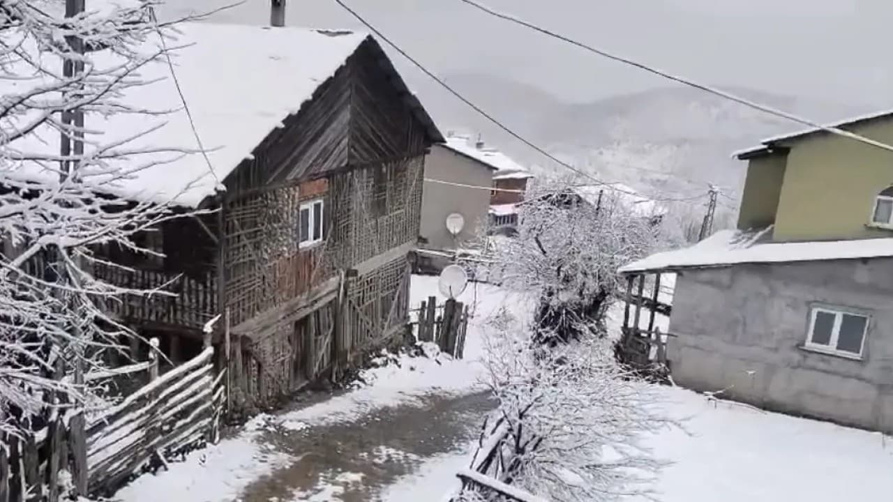 Sivas'ta Mayıs Ayında Beklenmedik Kar Yağışı