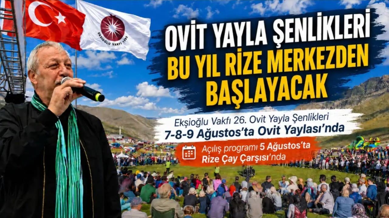 Ovit Yayla Şenlikleri Bu Yıl 26. Kez Rize'de Gerçekleşecek