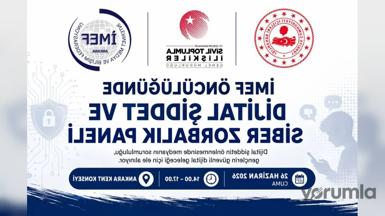 26 Haziran 2026’da Ankara Kent Konseyi’nde Siber Zorbalık ve Dijital Şiddet Konferansı