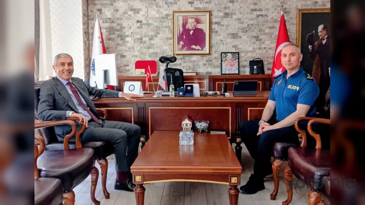 Beypazarı İlçe Emniyet Müdürü Umut Aytekin’e Kaymakam Ünal Coşkun’dan ziyaret