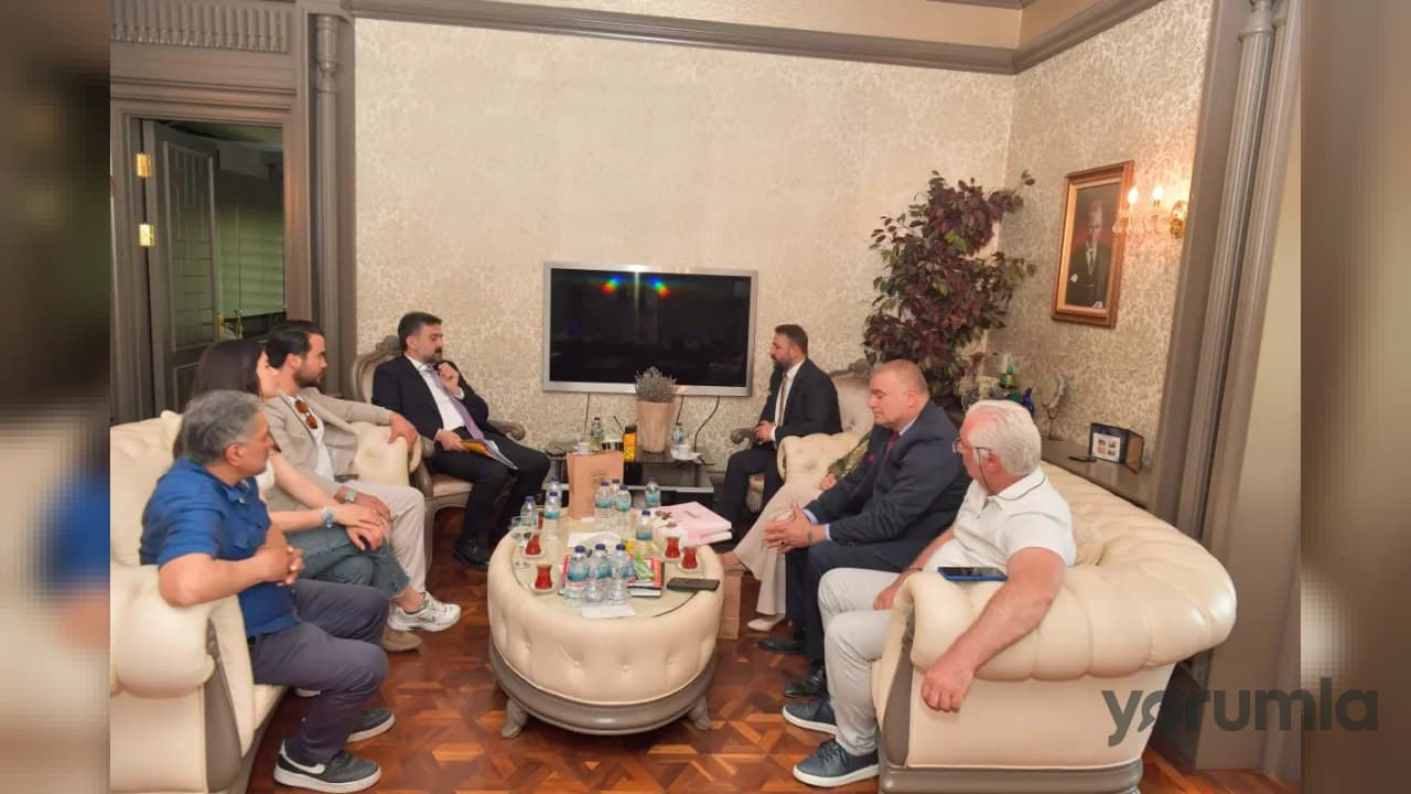 Ankara Kent Konseyi Başkanı Yılmaz, Kuryeler Esnaf Odası Başkanı Akpınar’ı ağırladı