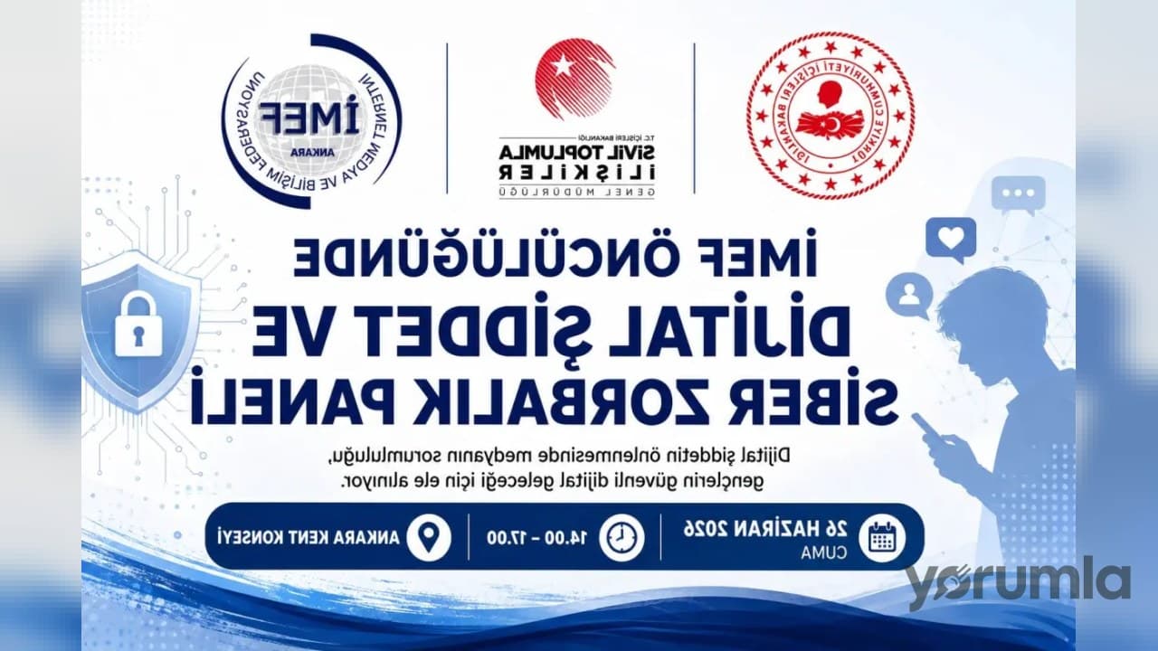 Ankara’da Gençler Arasında Siber Zorbalıkla Mücadele İçin Dijital Şiddet Programı Düzenleniyor
