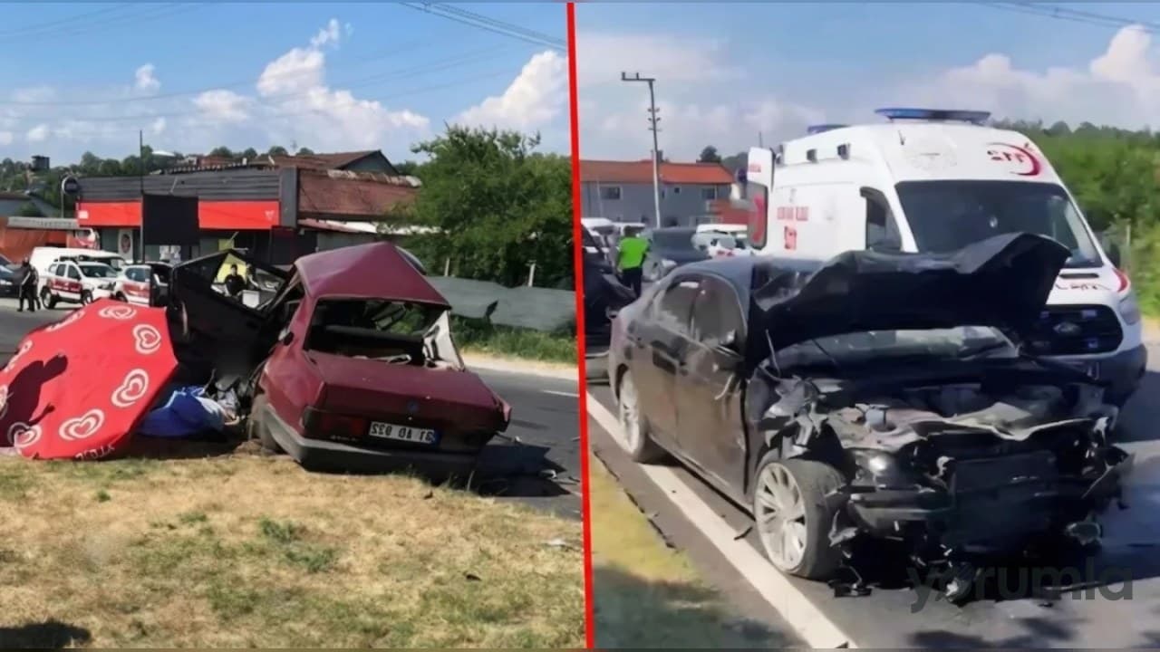 Düzce’de kontrolsüz kavşakta kaza: Metin Sarıbaş hayatını kaybetti, Ercan Öztürk ve oğlu yaralı