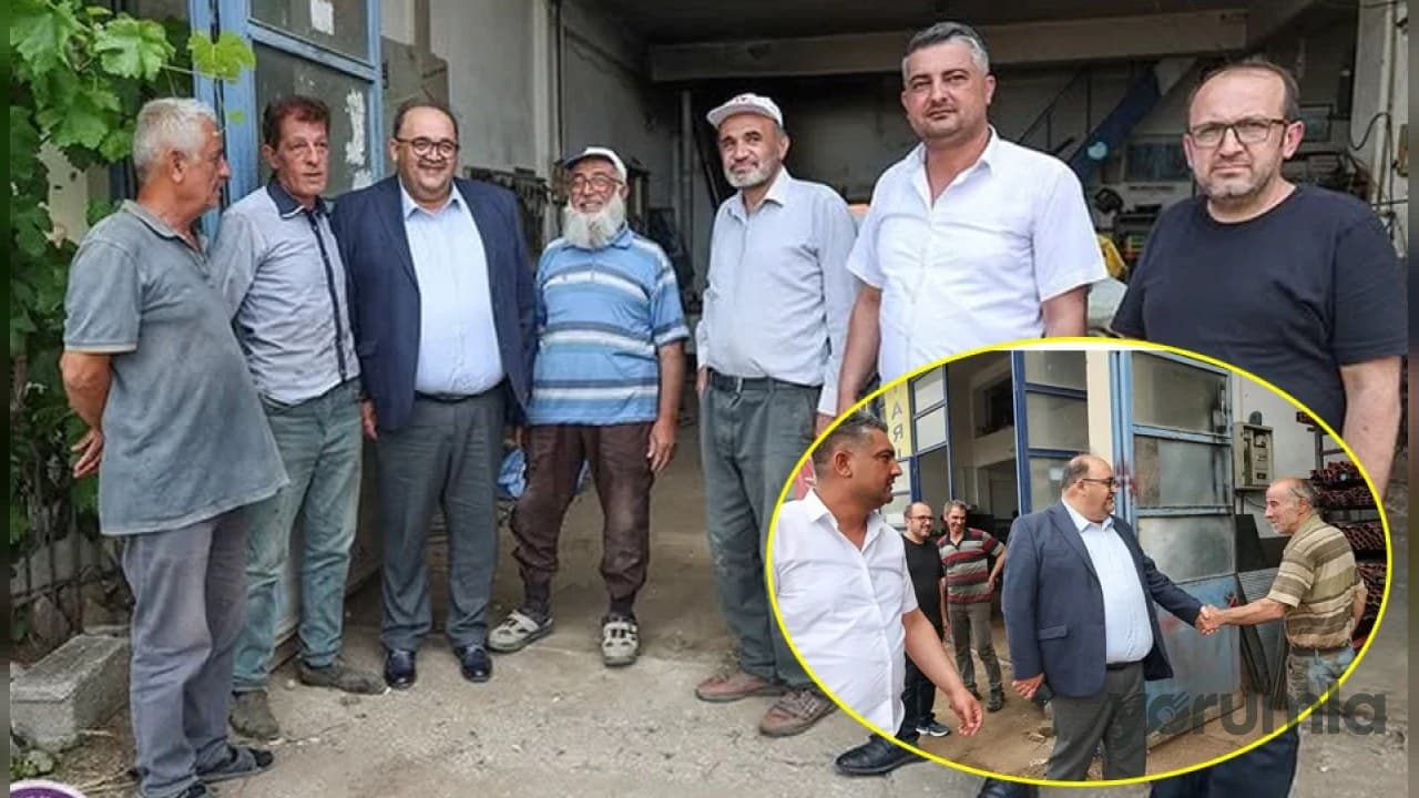 Keçiborlu Belediye Başkanı Parlak, Sanayi Sitesi Esnafının Taleplerini Dinleyip Hızlıca Çalışma Başlattı