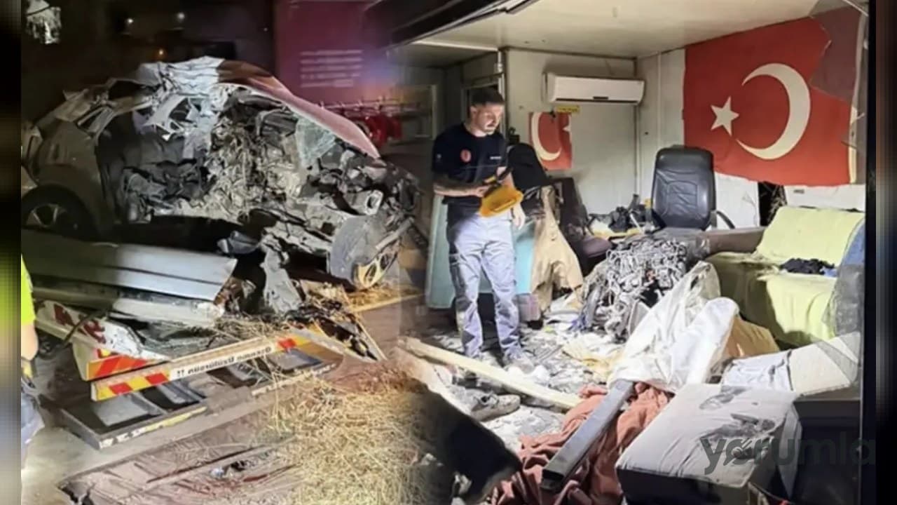 Serik'te Kopan Motor Parçası 30-40 Metre Uzaklıktaki Barakaya Girdi, 4 İşçi Facianın Eşiğinden Döndü