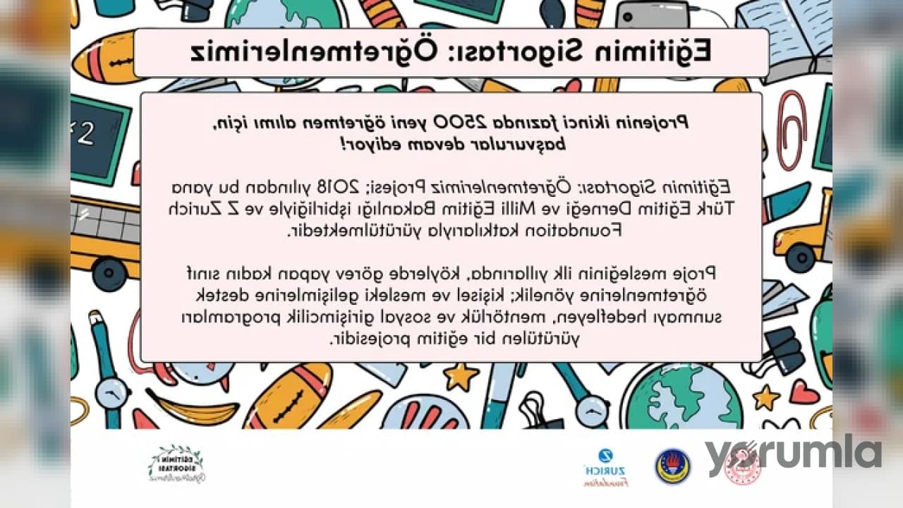 2026-2027 Yılı İçin “Eğitimin Sigortası: Öğretmenlerimiz” Projesinde 2 Bin 500 Kadın Öğretmen Desteklenecek