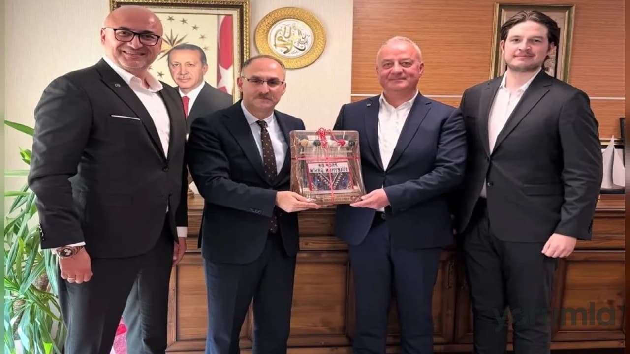 Barida Hotels Başkanı Sami Öngör, Isparta turizmi ve yeni yatırımları Prof. Dr. Süleyman Şahin ile görüştü