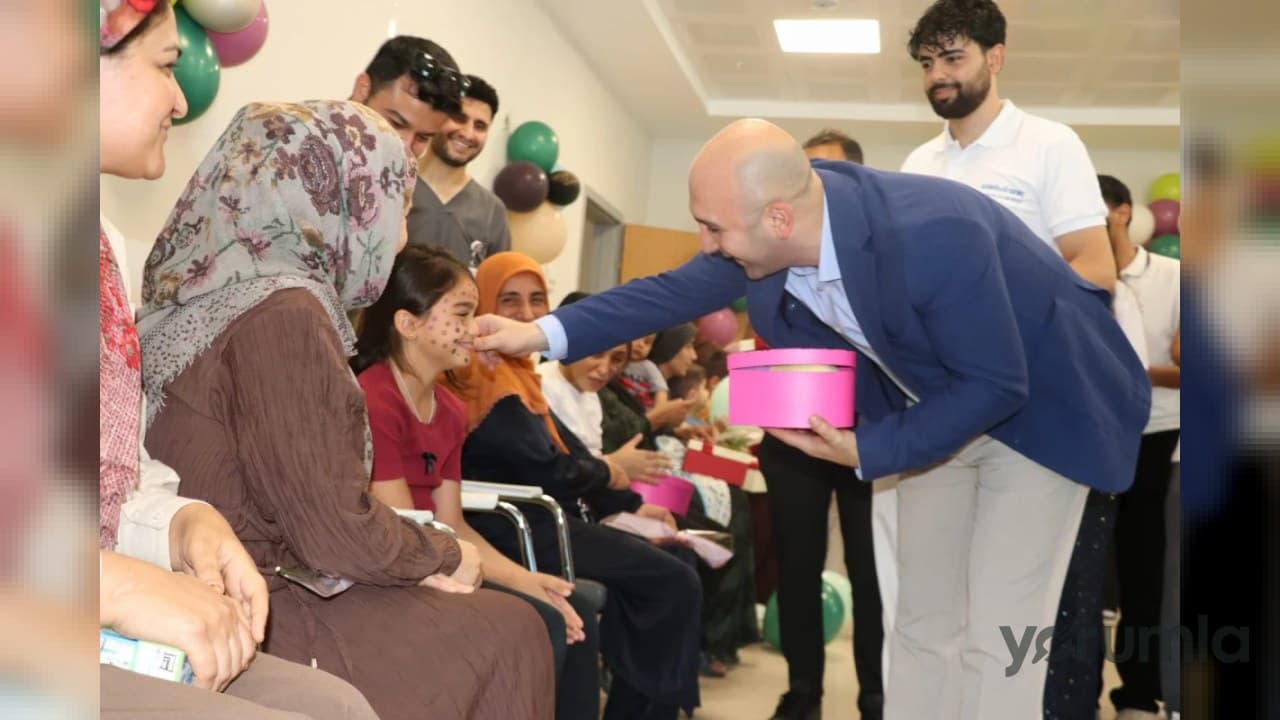 Ceylanpınar’da hastane çocuklarına oyuncak desteği moral oldu