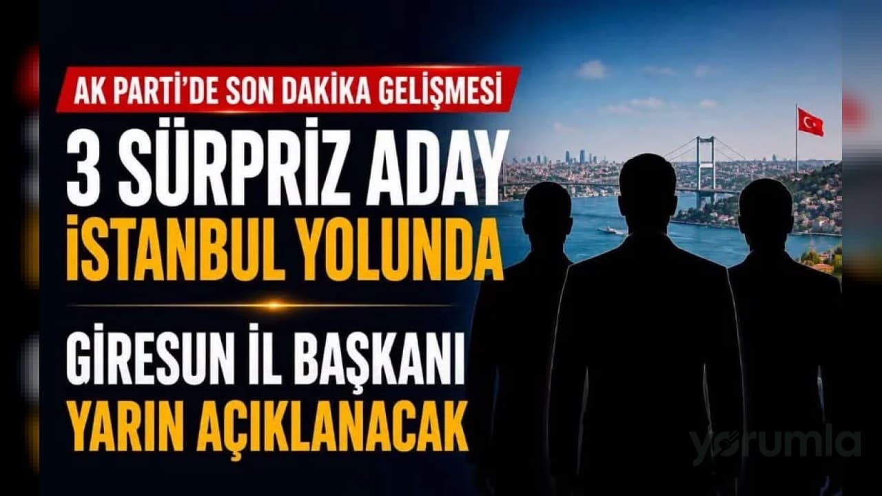 AK Parti Genel Merkezi sonrası Giresun’da il başkanı bugün netleşiyor