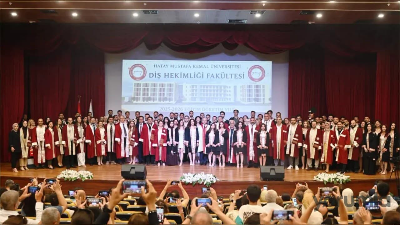 HMKÜ Diş Hekimliği mezuniyetinde Rektör Eren: “Planlar depremle değişti”