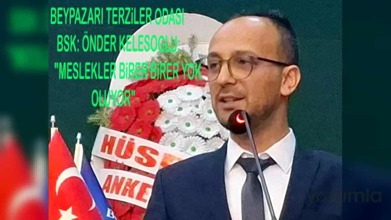 Beypazarı Terziler Odası Başkanı Önder Keleşoğlu: Usta-çırak yok oluyor
