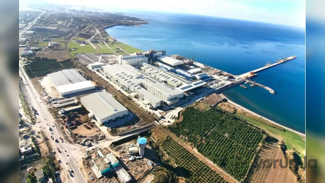 MMK Metalurji, Hatay’da asitleme hattıyla 10 milyon ton rekorunu aştı