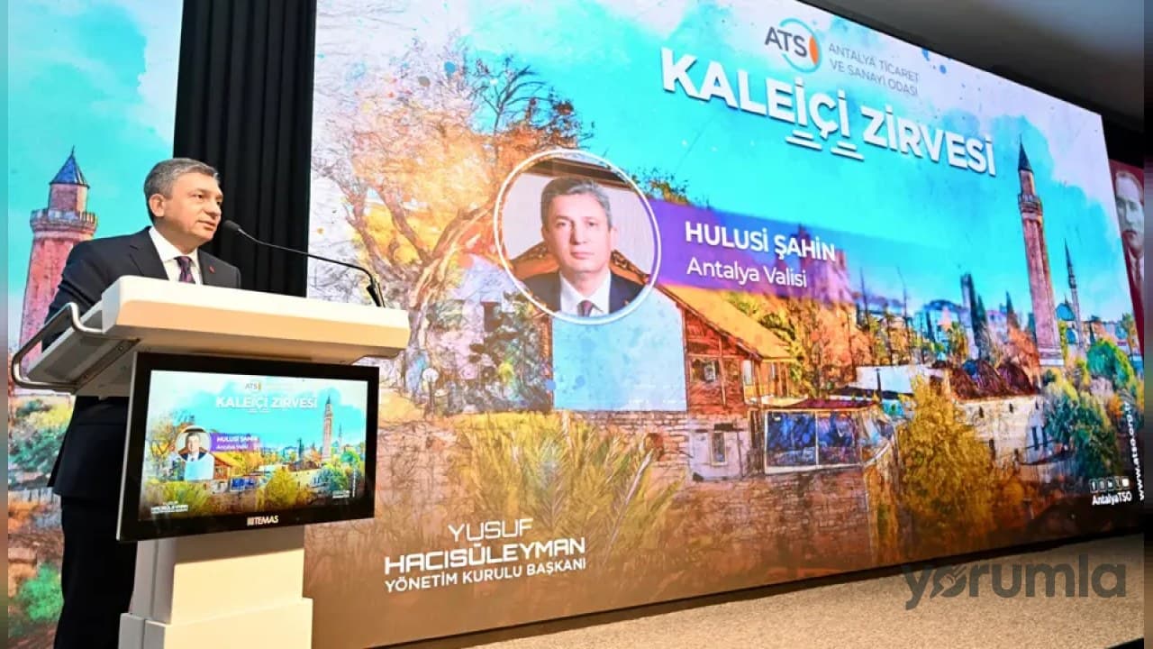 Kaleiçi’nin turizm potansiyeli masaya yatırıldı: Vali Şahin’den araç ve planlama çağrısı