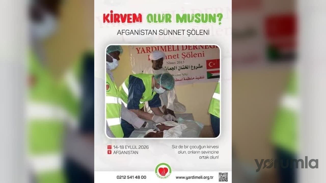 Afganistan’da sünnet programı: Yardımeli Derneği yüzlerce çocuğa destek planlıyor