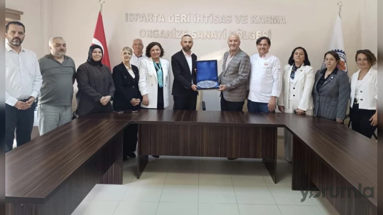 Isparta Mehir Aile Platformu OSB’yi ziyaret etti, iş birliği ele alındı