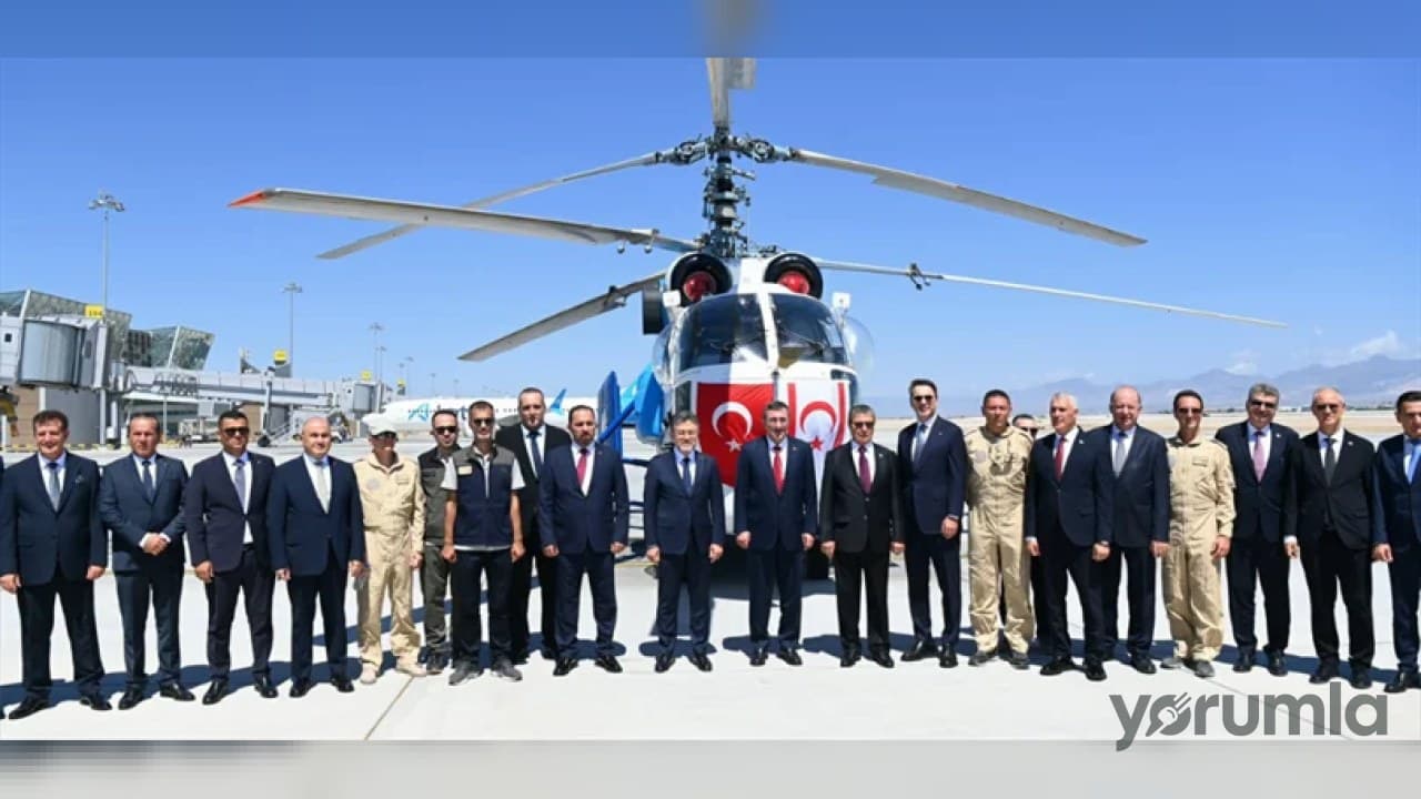 KKTC’de yangın helikopteri: 2,5 ton su kapasitesi konuşlandırılıyor