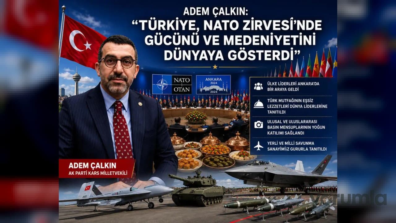 NATO Zirvesi’ni değerlendiren Adem Çalkın: Güç ve vizyon yeniden ortaya kondu