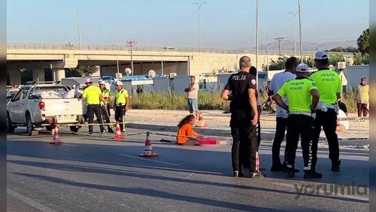 Hatay Antakya’da yola kaçan topu almak isterken Umut İ. öldü