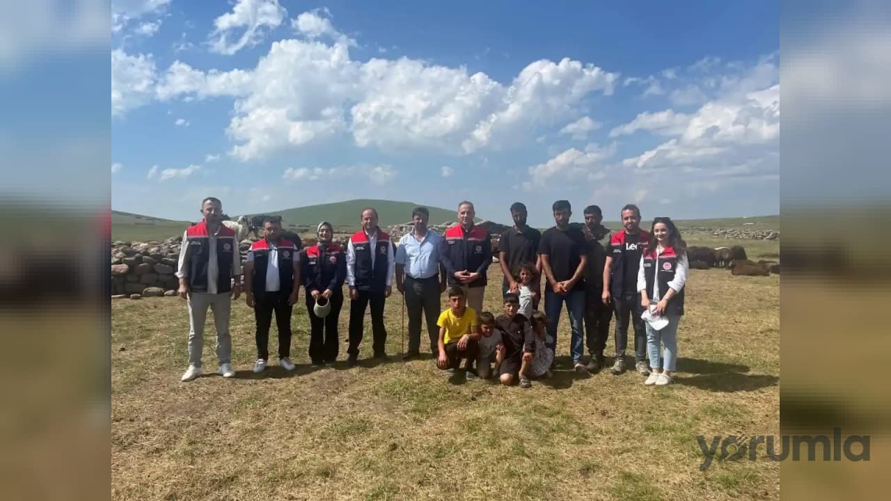 Kars’ta Enver Aydın yaylardaki veterinerlik hizmetlerini yerinde inceledi