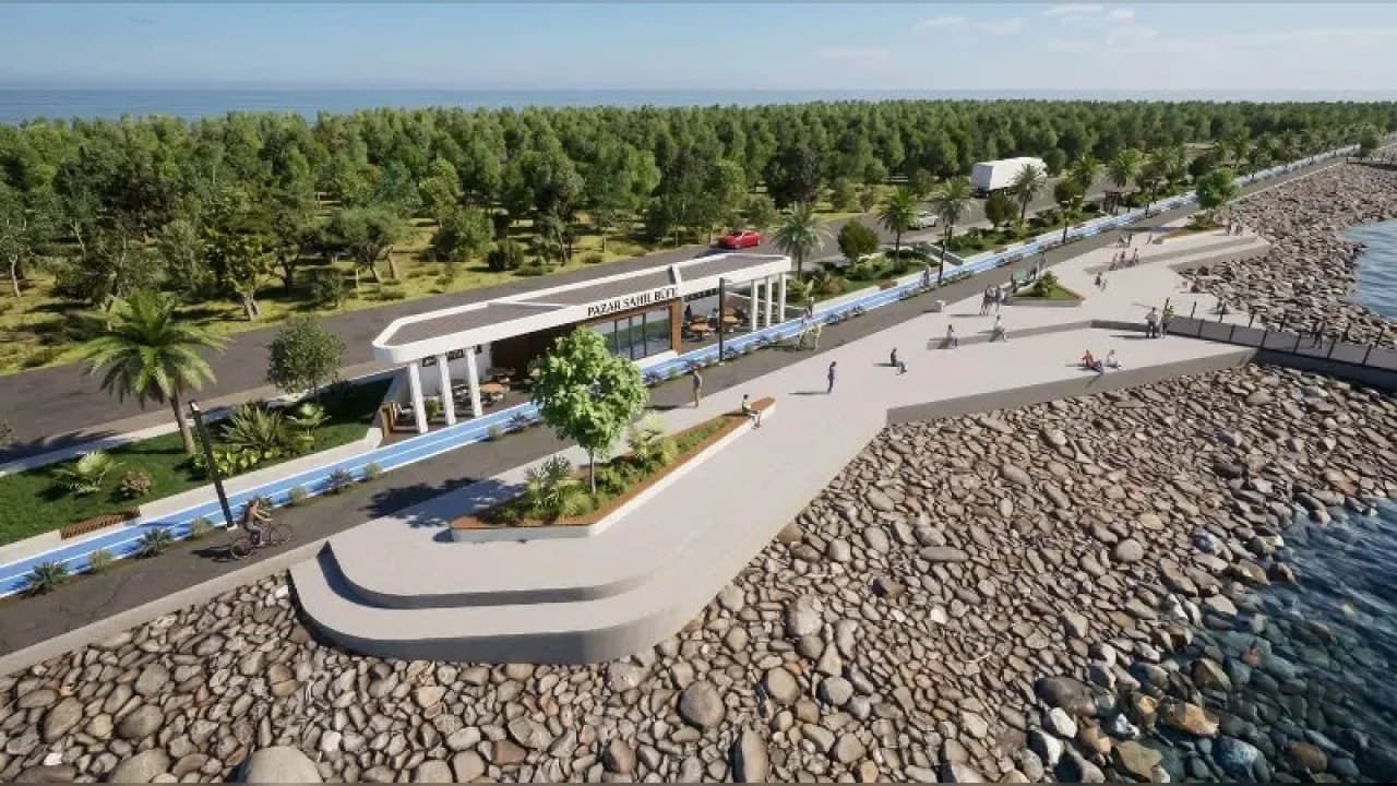 Pazar’da Kız Kalesi Cafe & Restaurant’a batı cephesi düzenlemesi geliyor