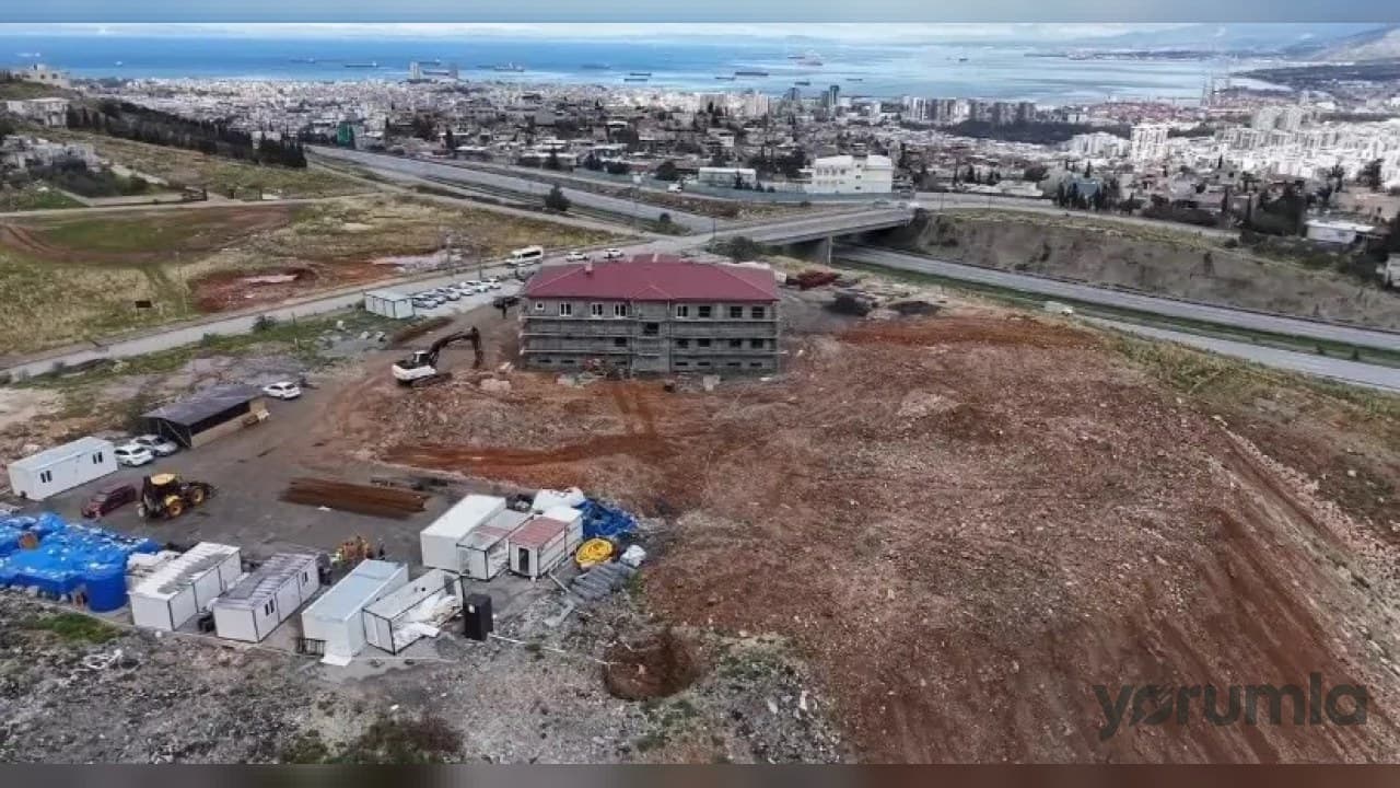 Hatay Valisi Masatlı, yeni hizmet binasının yapım sürecini yerinde inceledi