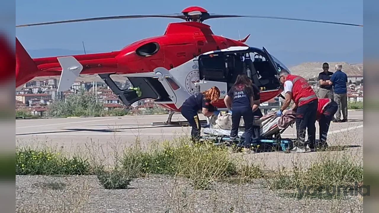 Nallıhan’da beyin kanaması geçiren 82 yaşındaki Lafcı Ankara’ya sevk edildi