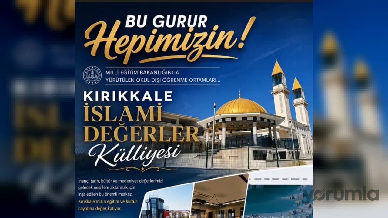 İslami Değerler Külliyesi MEB’in okul dışı öğrenme listesinde: “Bu gurur hepimizin”