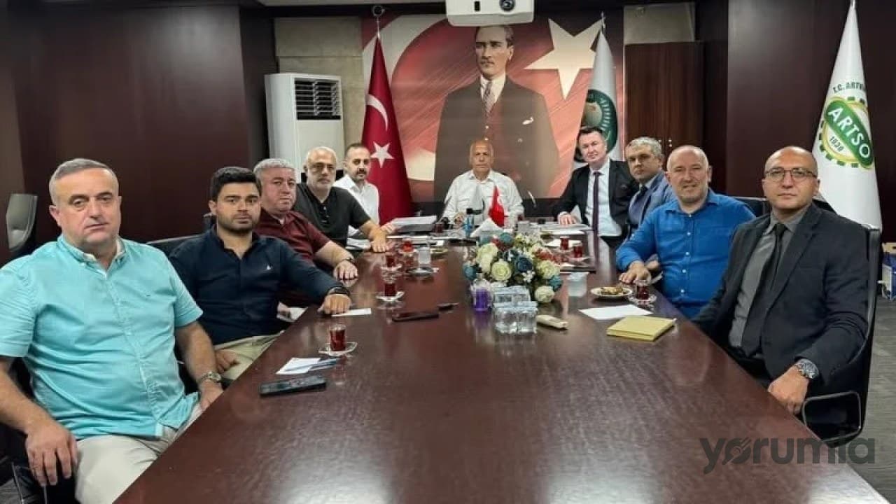 Ardanuç Açık Ceza İnfaz Kurumu yönetimi Artvin Ticaret Borsasını ziyaret etti