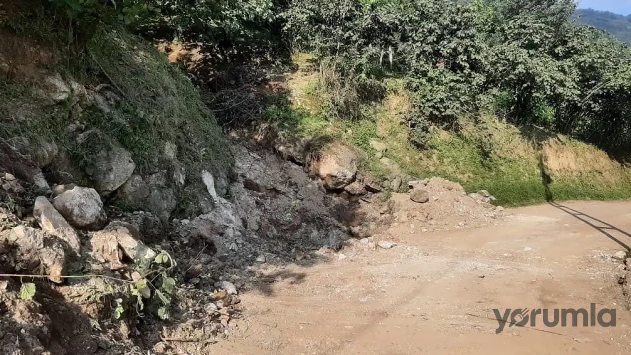 Giresun’da yağış sonrası kapanan menfezler yenilenerek yeniden hizmette