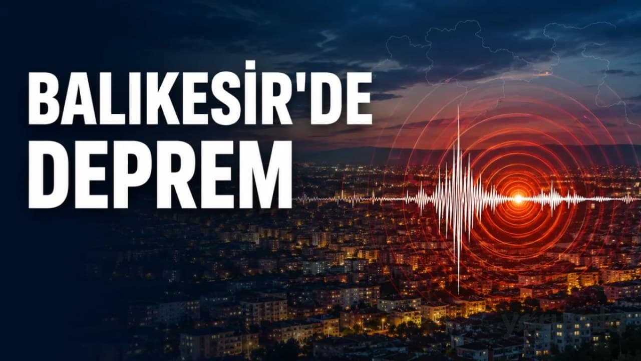 Balıkesir’de 6 büyüklüğünde deprem kaydedildi