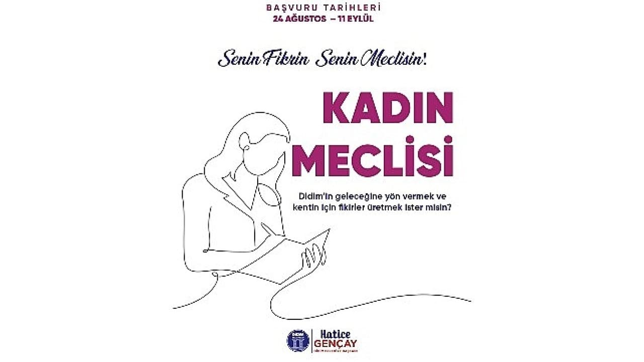Didim Belediyesi Kadın Meclisi’ne başvurular 24 Ağustos’ta başlayacak