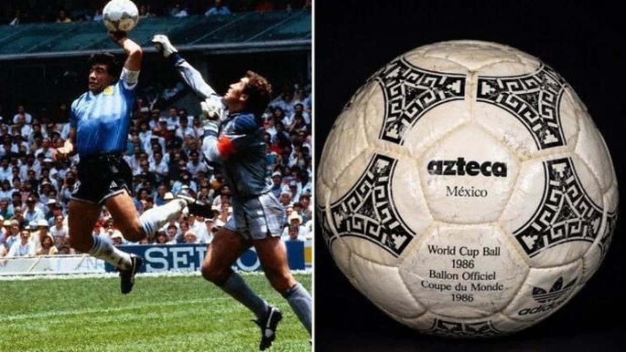 Maradona’nın “Tanrı’nın Eli” topu 3,35 milyon dolara satıldı