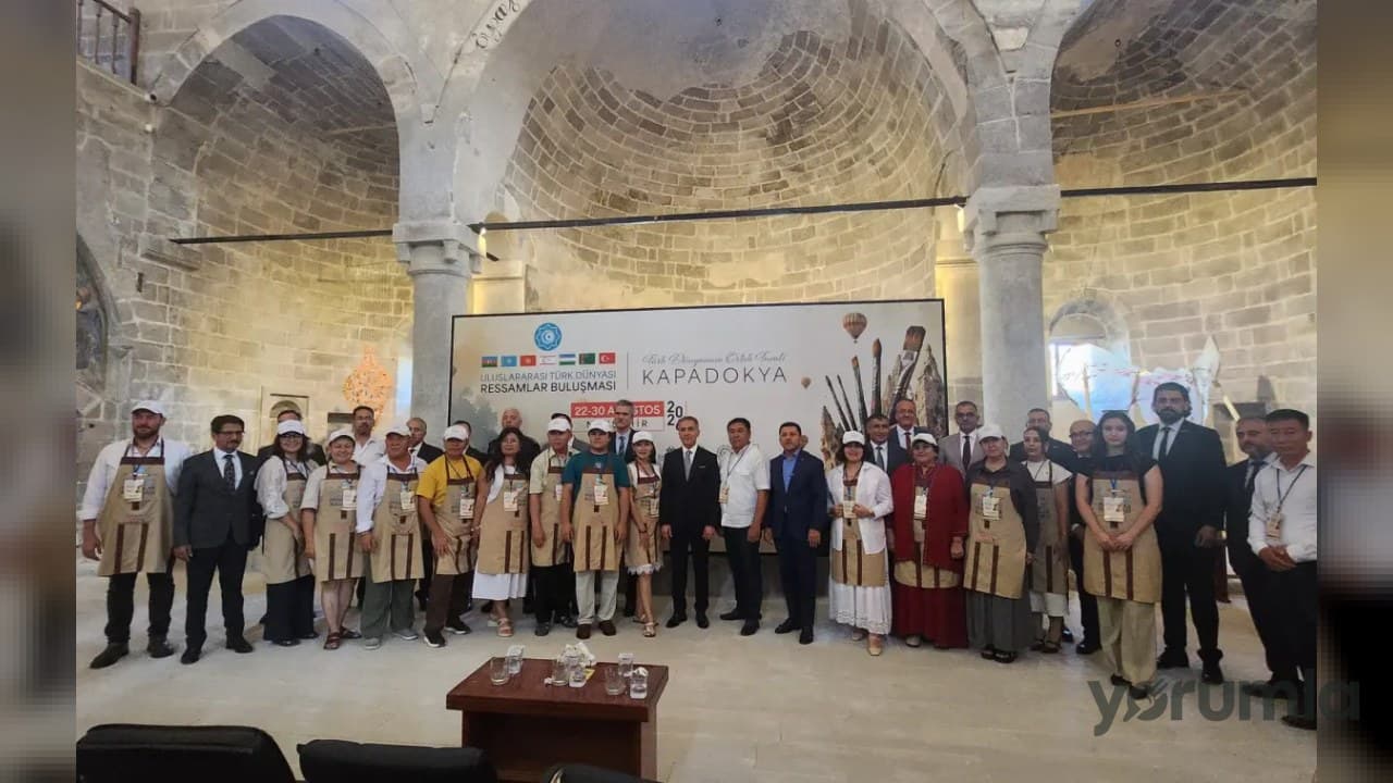 Türk Dünyası Ressamları Kapadokya’da buluştu: Ortak tuval 22-30 Ağustos’ta