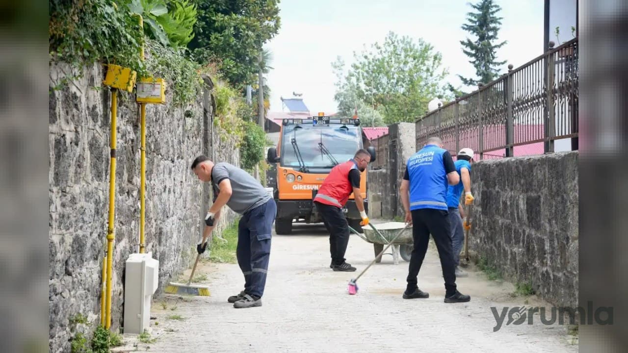Giresun Belediyesi yaşam kalitesini artırmak için ekipleri seferber etti