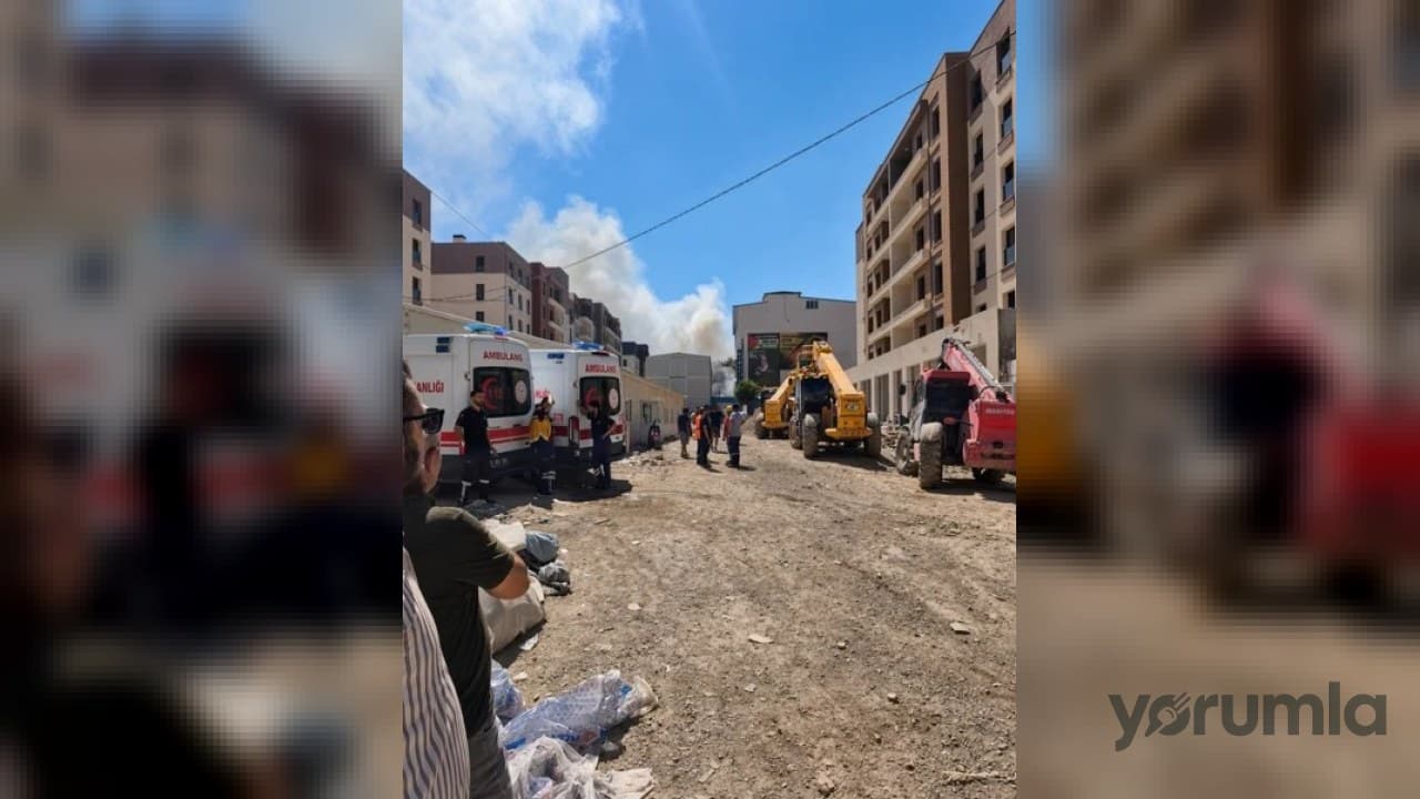 Malatya Battalgazi’de konteyner kentte yangın büyüdü; alevler çevreye sıçradı
