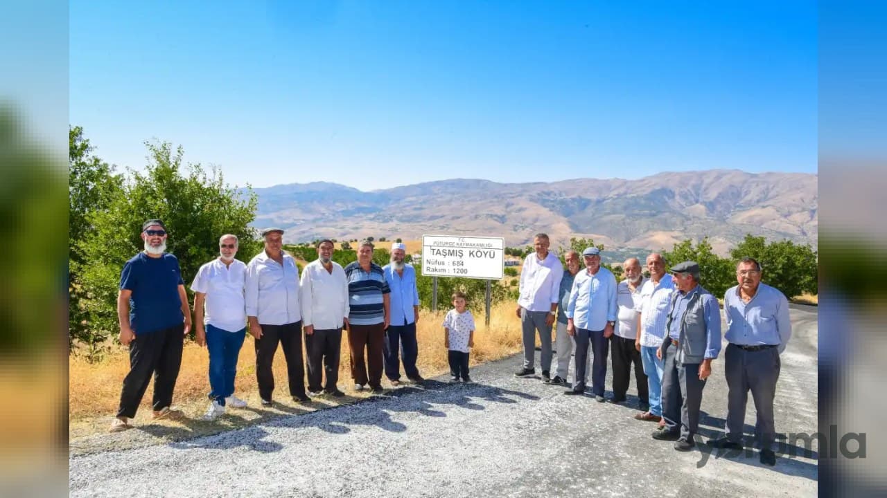 Pütürge’de 14 kilometrelik bağlantı yolu yenileniyor