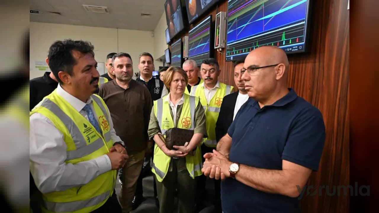 Vali Mustafa Koç heyeti İSTAÇ tesislerinde entegre atık yönetimini inceledi