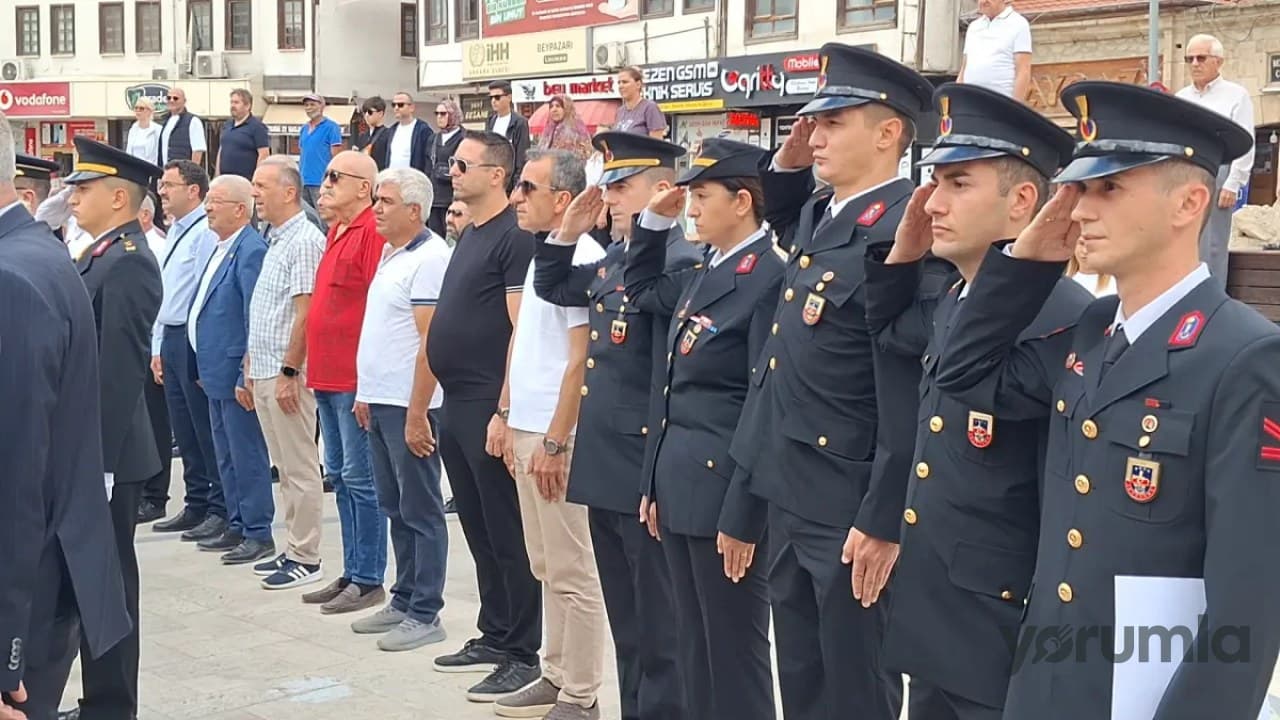 Beypazarı’nda 30 Ağustos Zafer Bayramı’nın 104. yıl dönümü törenle kutlandı