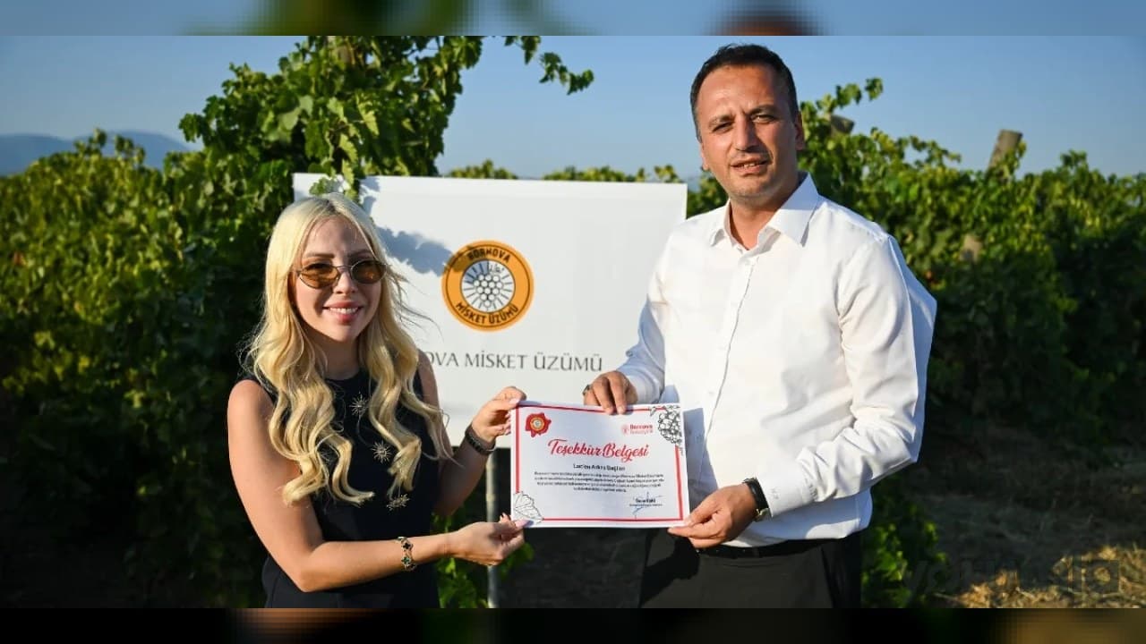 Bornova Misketi’nde coğrafi işaret logosu: Lucien Arkas Bağları hakkını korudu