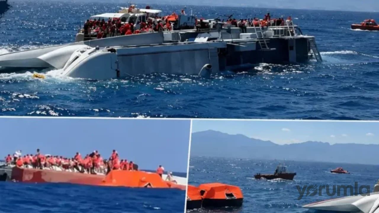 KKTC açıklarındaki alabora sonrası Mersin-Girne seferleri iptal edildi