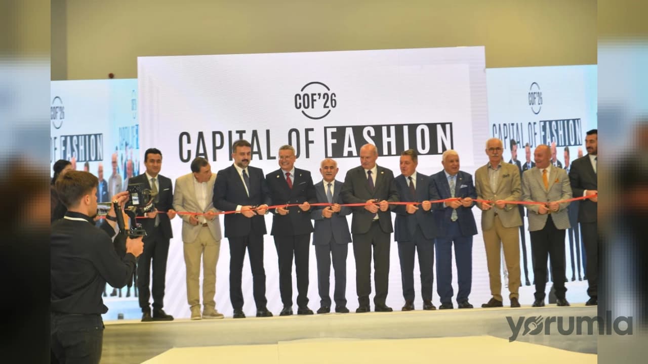 Ankara Uluslararası Hazır Giyim ve Moda Fuarı açılışında Halil İbrahim Yılmaz konuştu