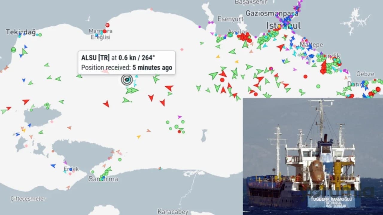 Silivri açıklarında iki gemi çarpıştı: Tuğberk İmamoğlu 11 dakikada battı