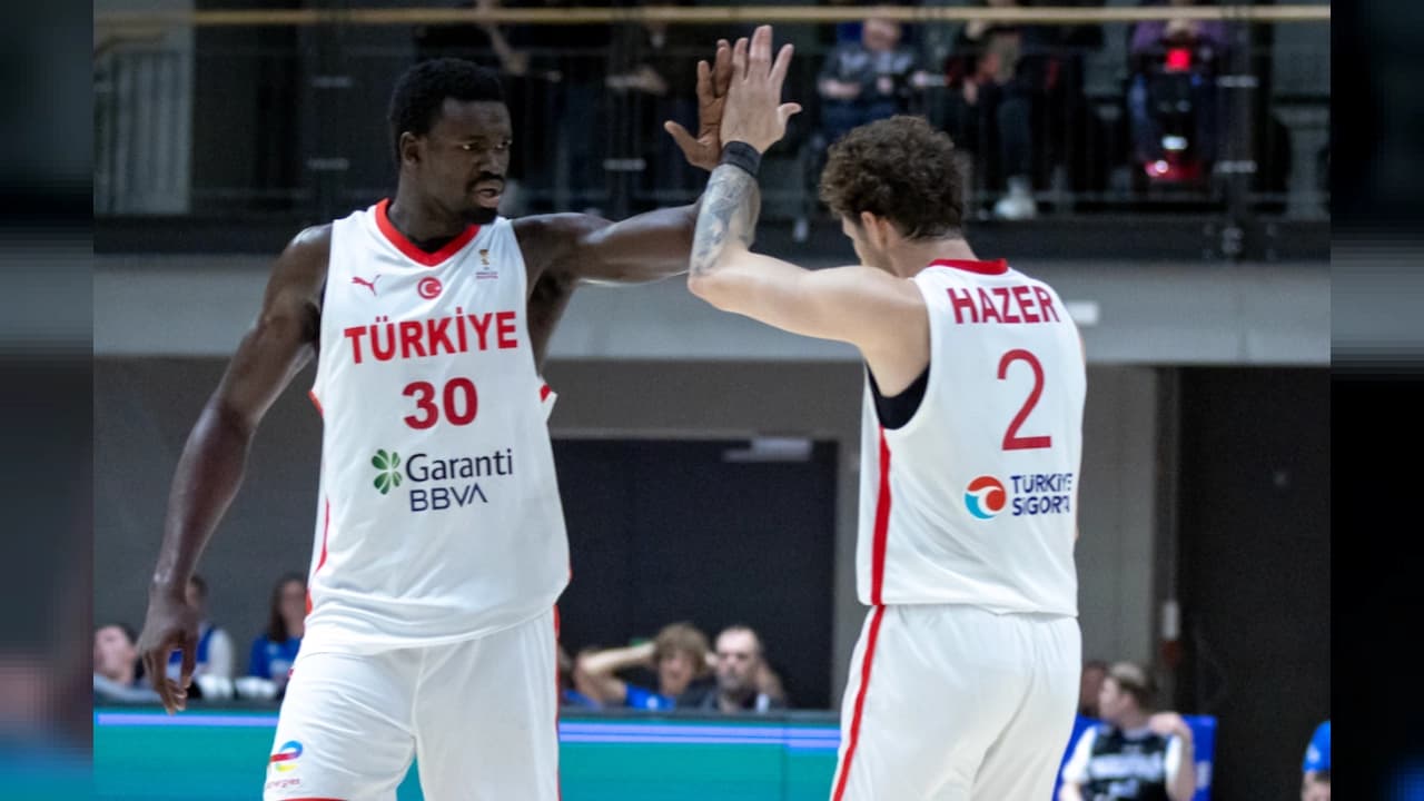 Türkiye 2027 FIBA Dünya Kupası elemelerinde 4. pencere sonrası 2 basamak yükselerek 9. sıraya çıktı