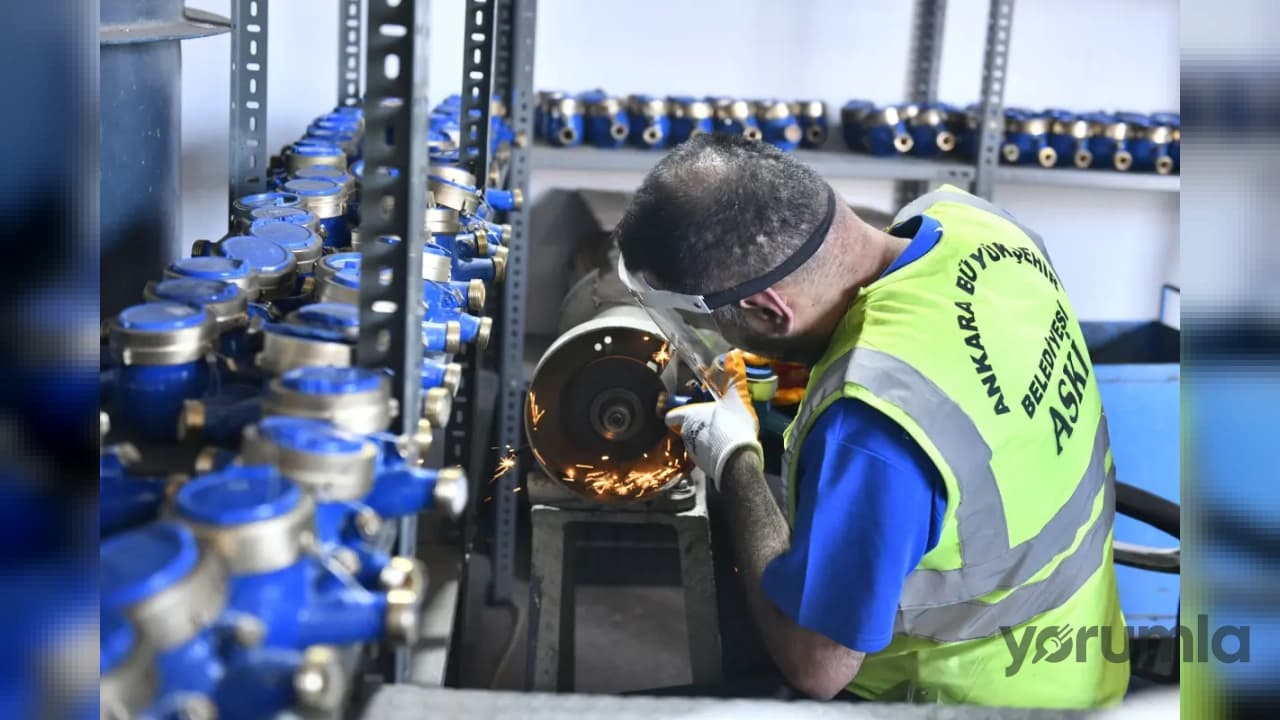 Ankara’da damga ve muayene süresi dolan 1,5 milyon su sayacı 2028 sonuna kadar yenilenecek