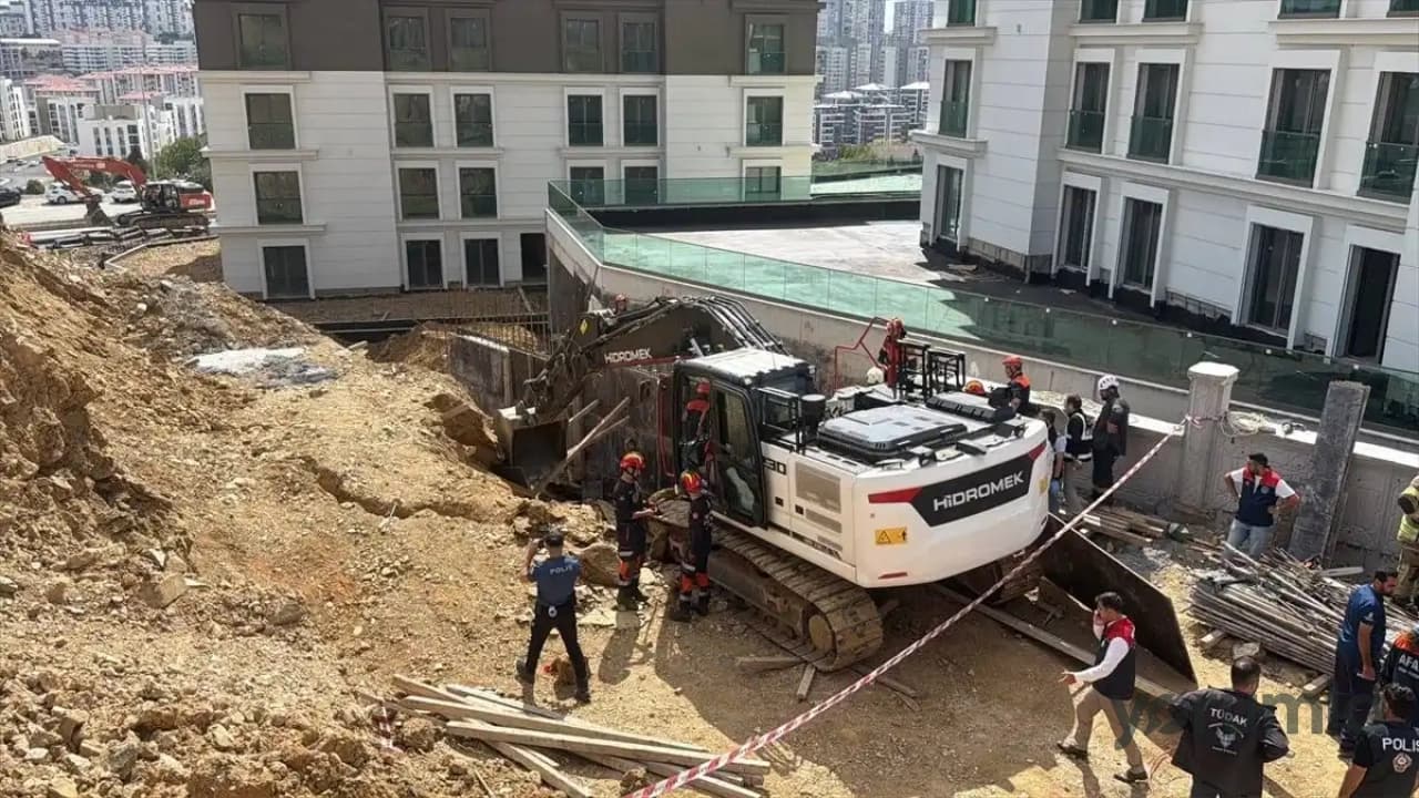 Başakşehir’de göçük: 2 işçi kurtarıldı, 1 işçi için arama sürüyor