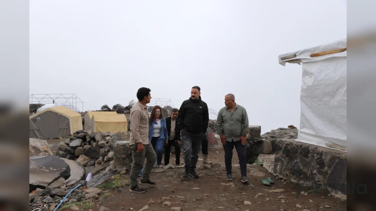 Doğubayazıt’ta Arkoz Madencilik Ağrı Çimento Fabrikası ve Nuh’un Gemisi Silüeti incelendi