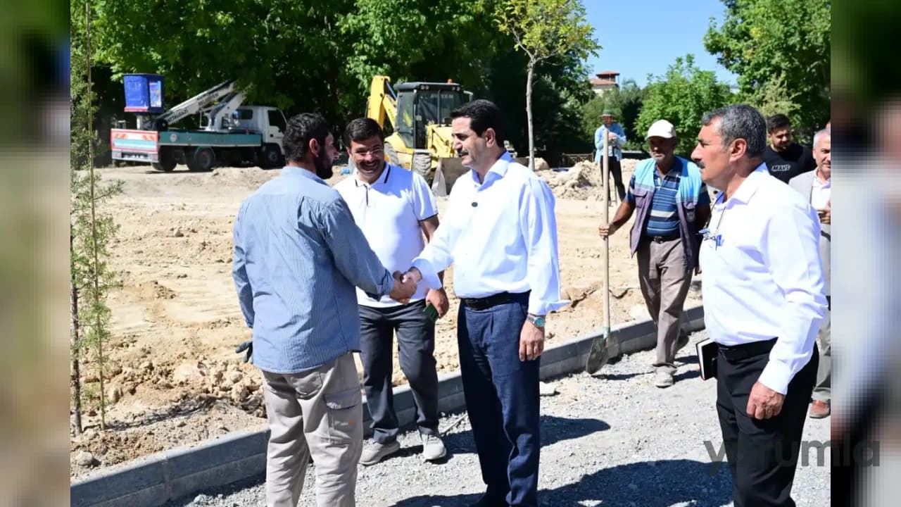 Malatya Battalgazi’de 180 dönümlük Çarşıbaşı Rekreasyon Alanı ekim sonunda büyük ölçüde tamamlanacak
