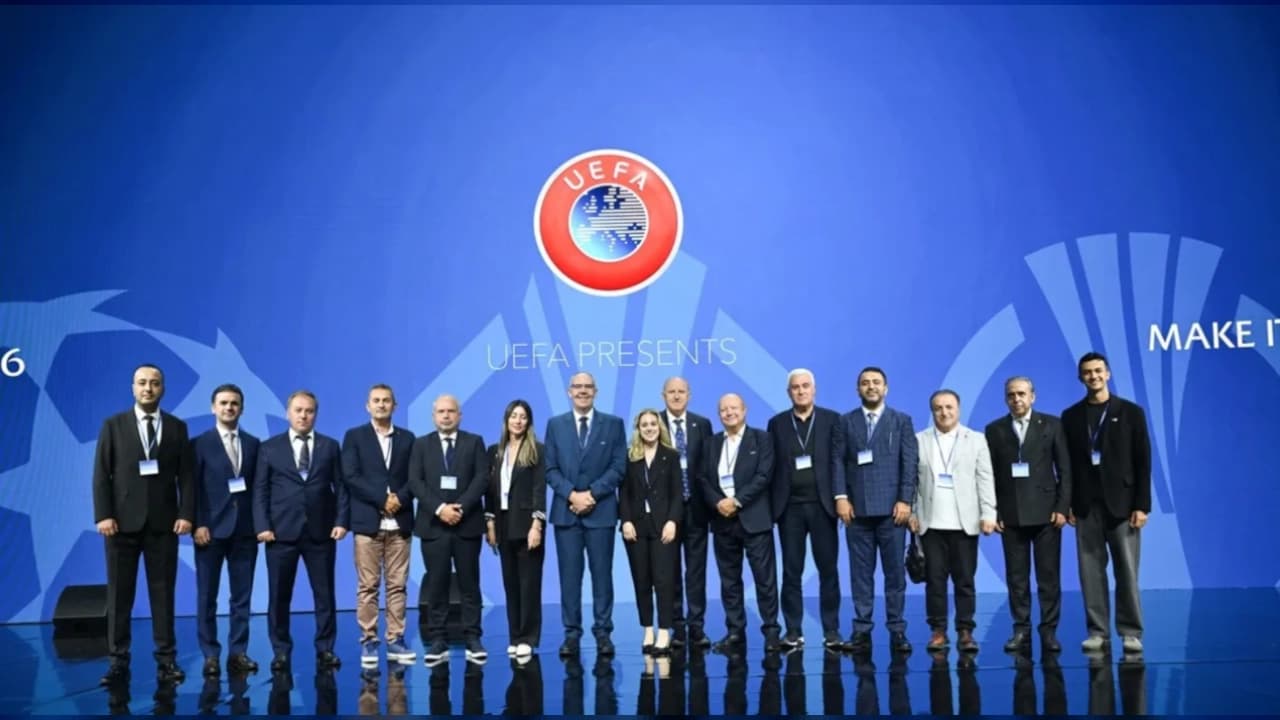 Rafael Louzan’ın açılış konuşma yaptığı UEFA Emniyet ve Güvenlik Konferansı Madrid’de başladı