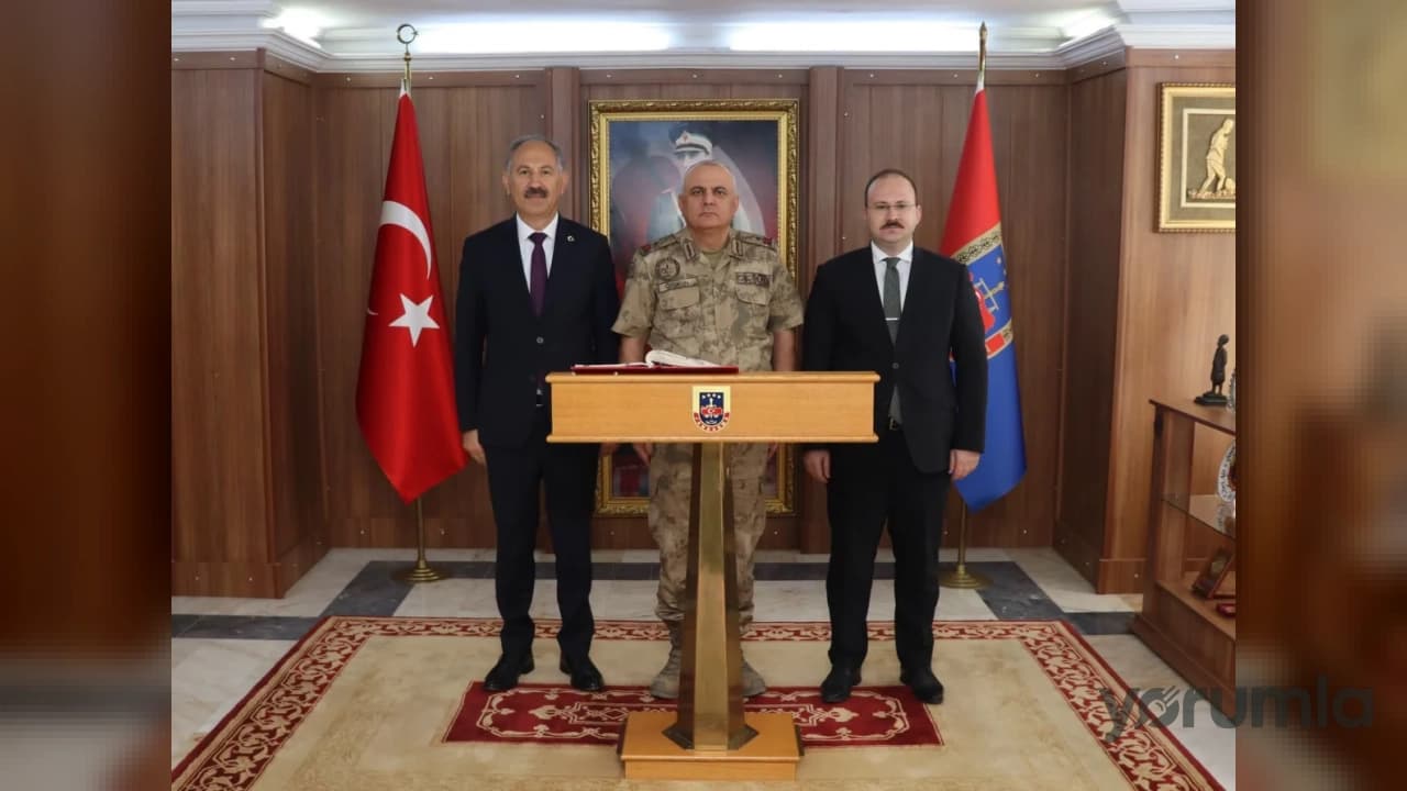 Arpaçay’da yeni İl Jandarma Komutanı için “hayırlı olsun” ziyareti